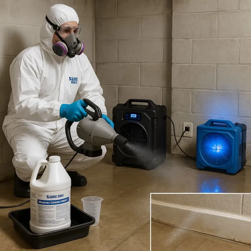 Sanitization and Odor Removal process in Bolingbrook, IL